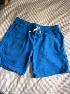 Vineyard Vines Men’s Bright Blue Drawstring Athletic Shorts